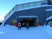 Tunnel onder de Tröglhang door