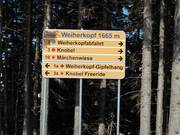 Informatiebord op de Weiherkopf