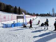 Oefenhelling met transportband in Serrada
