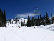 Makkelijke piste bij de stoeltjeslift Sunnyside