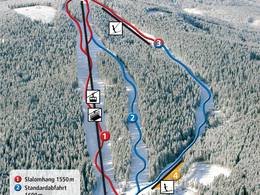 Pistekaart Sternstein – Bad Leonfelden