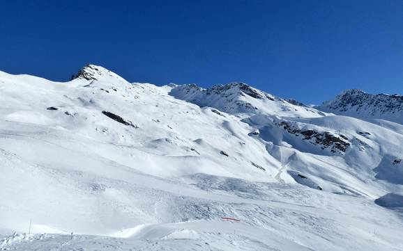 Monte Bianco (Mont Blanc): Grootte van de skigebieden – Grootte Espace San Bernardo – La Rosière/La Thuile