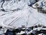 Oefenhelling Gampenlift en oefenterrein Murmi Snowpark