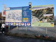 Informatiebord bij het dalstation