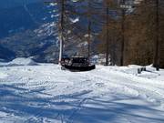 Pistenbully aan het werk