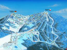 Pistekaart Keilberg (Klínovec)