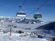 Almbahn - 6-persoons hogesnelheidsstoeltjeslift (koppelbaar) met kap