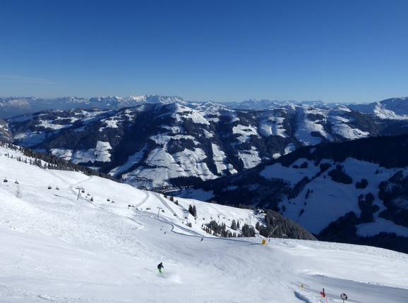 Piste bij de Hornbahn 2000