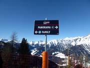 Pistebewegwijzering op de Klausberg