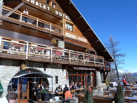 Hutten, Bergrestaurants  Hautes-Alpes – Bergrestaurants, hutten Serre Chevalier – Briançon/Chantemerle/Villeneuve-la-Salle/Le Monêtier-les-Bains