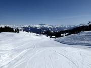 Makkelijke Danusapiste bij het bergstation