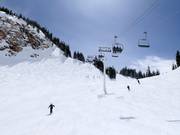 Piste bij de stoeltjeslift Sugarloaf