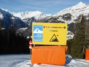 Bewegwijzering dalafdaling Matrei