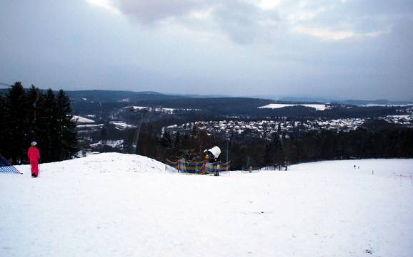 Grootste skigebied in het bestuursdistrict Altenkirchen (Westerwald) – skigebied Wissen