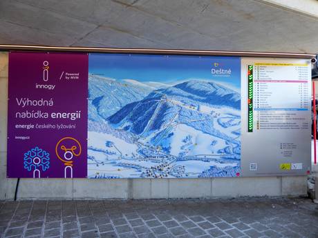 Midden-Sudeten: oriëntatie in skigebieden – Oriëntatie Deštné