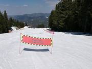 Sleeplift bij het bergstation