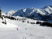 Pistes bij Oberlech