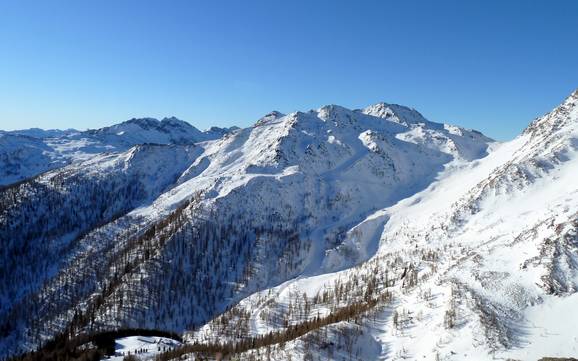 San Martino di Castrozza/Passo Rolle/Primiero/Vanoi: Grootte van de skigebieden – Grootte San Martino di Castrozza