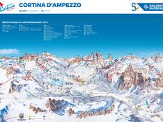 Pistekaart Cortina d'Ampezzo