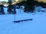 Hindernis bij de Mühlhanglift