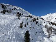 Freerideberg Gaislachkogl in het onderste deel