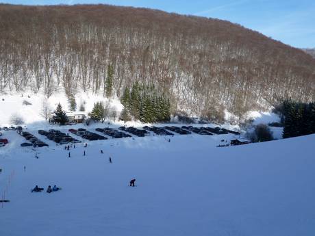 Stuttgart: bereikbaarheid van en parkeermogelijkheden bij de skigebieden – Bereikbaarheid, parkeren Bläsiberg – Wiesensteig