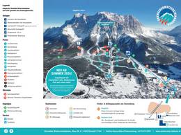 Pistekaart Ehrwalder Wettersteinbahnen – Ehrwald