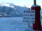 Informatie over de lunchpauze bij enkele liften