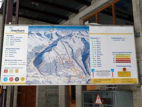 Albula-Alpen: oriëntatie in skigebieden – Oriëntatie Rinerhorn (Davos Klosters)