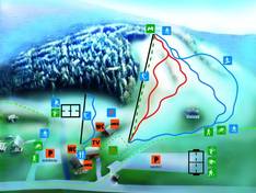 Pistekaart xPark Františkov – Jindřichov