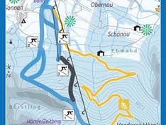 Pistekaart Hörnle – Bad Kohlgrub