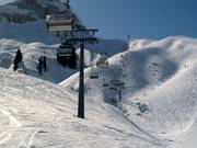 Steffisalp-Express - 4-persoons hogesnelheidsstoeltjeslift (koppelbaar) met kap en stoelverwarming