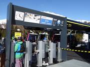 Informatie bij het instappen van de gondelbaan