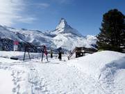 Speeltuin in het skigebied Zermatt