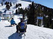 Start van de rodelbaan Nauders