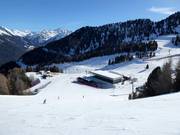 Uitzicht over het skigebied Speikboden