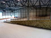 Uitzicht over het volledige beginnersgebied