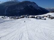 Makkelijke piste bij de Rinnerlift in Rinnen