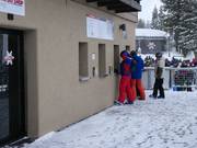 Verzorgde kassaomgeving