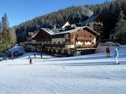 Accommodatie direct aan de pistes