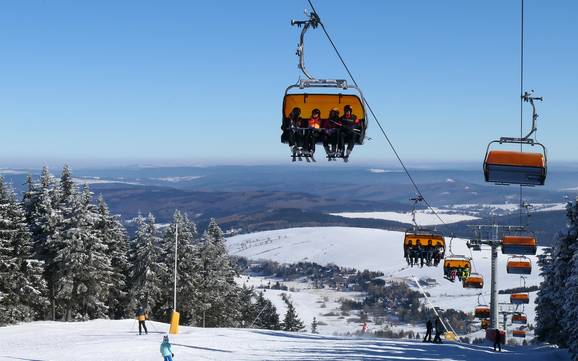 Beste skigebied in de regio Ústí – Beoordeling Keilberg (Klínovec)