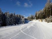 Lella-afdaling naar het dalstation Mönichkirchen