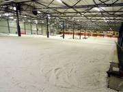 De beginnerspiste van boven