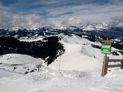 Uitzicht richting Saint Nicolas de Veroce