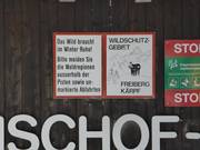 Let op wildbeschermingsgebieden