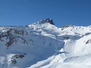 Poedersneeuwparadijs onder de Becs de Bosson