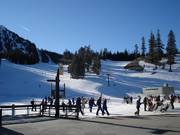 Afdalingen naar de Canyon Lodge