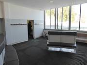 Verzorgd toilet- en wachtruimte bij het dalstation van de Olympiabahn