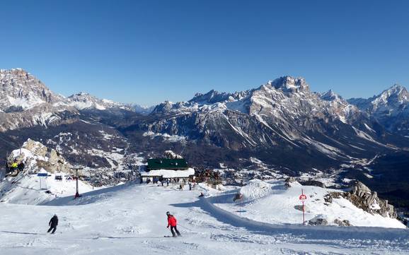 Grootste hoogteverschil in Cortina d’Ampezzo – skigebied Cortina d'Ampezzo