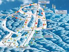Pistekaart Hohenbogen – Neukirchen bei Hl. Blut